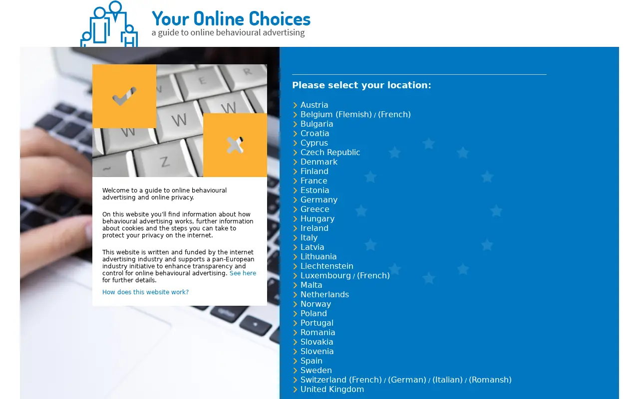 youronlinechoices.com in 2014