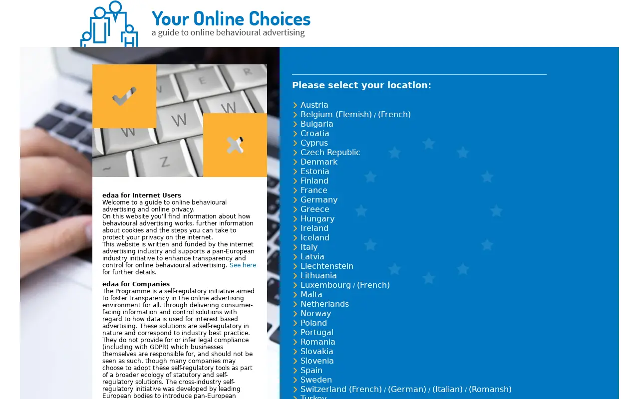 youronlinechoices.com in 2021