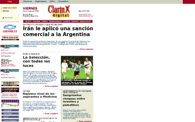 clarin.com in 1998