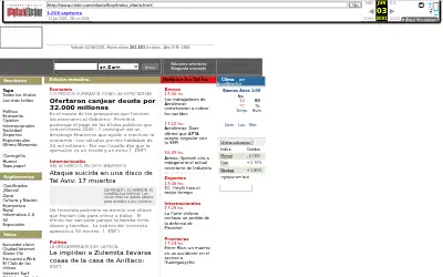 clarin.com in 2001