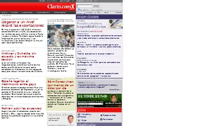clarin.com in 2005
