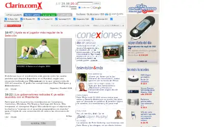 clarin.com in 2006