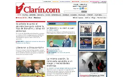 clarin.com in 2011