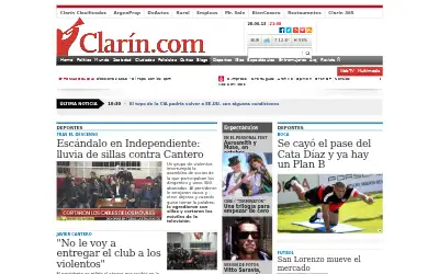 clarin.com in 2013