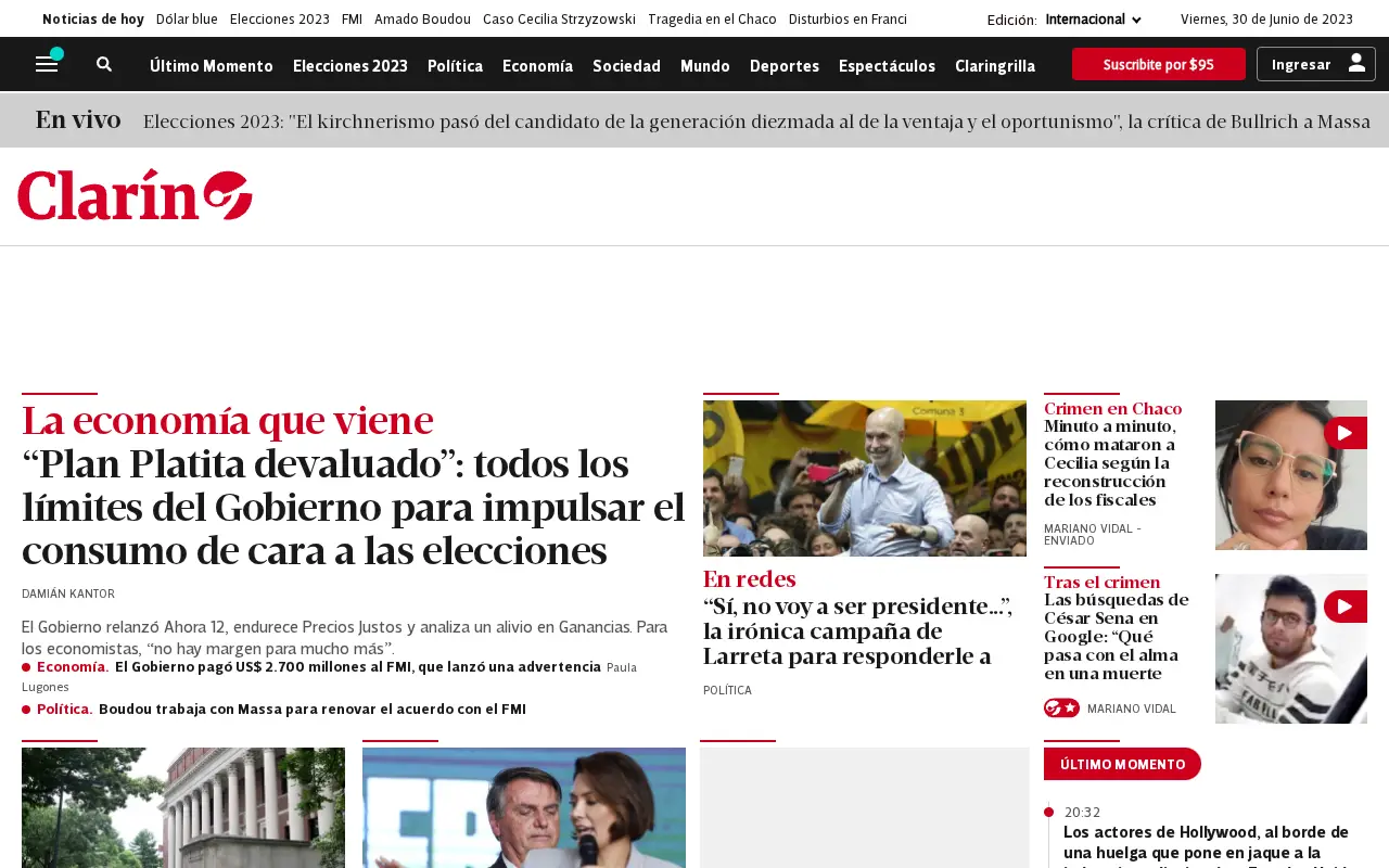 clarin.com in 2023