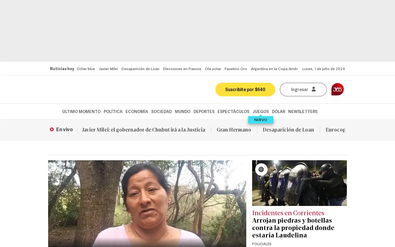 clarin.com in 2024