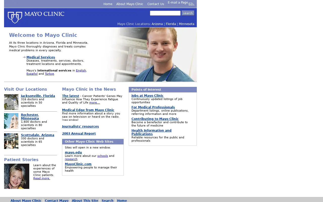 mayoclinic.org on June 30, 2004