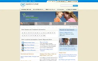 mayoclinic.org in 2009