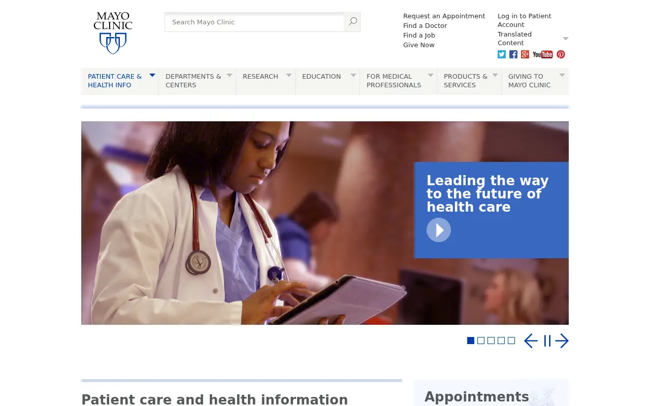 mayoclinic.org in 2014