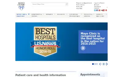 mayoclinic.org in 2015