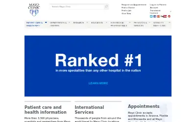 mayoclinic.org in 2016