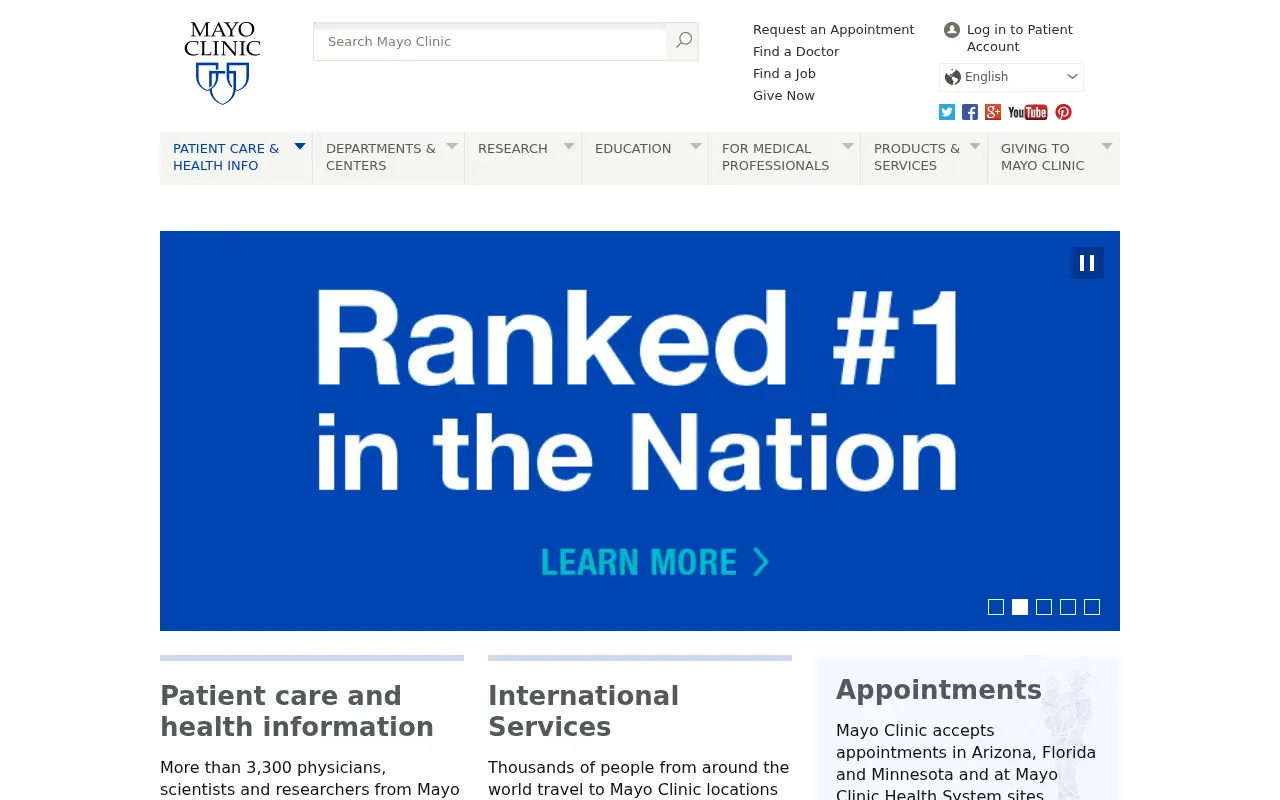 mayoclinic.org in 2017