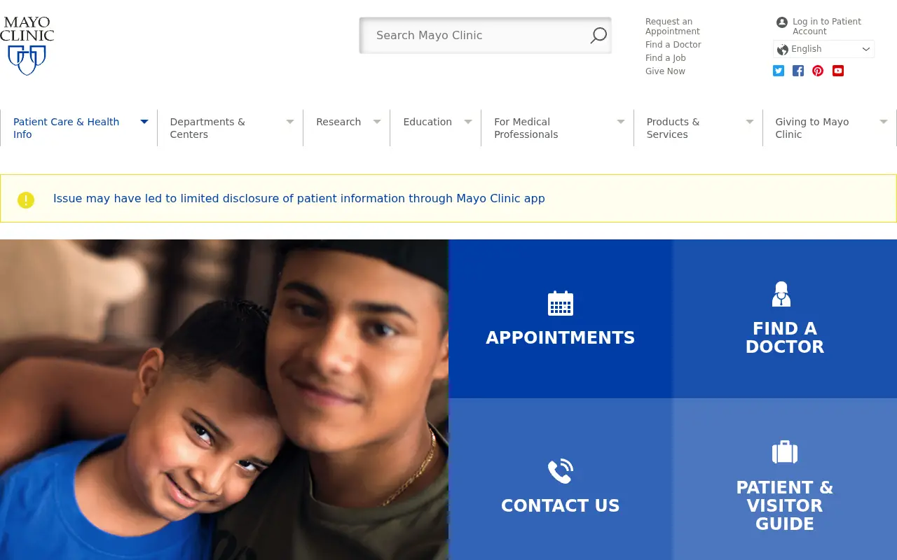 mayoclinic.org in 2019