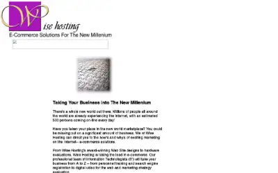 wisehosting.com in 2000