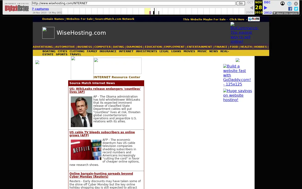 wisehosting.com on November 28, 2010
