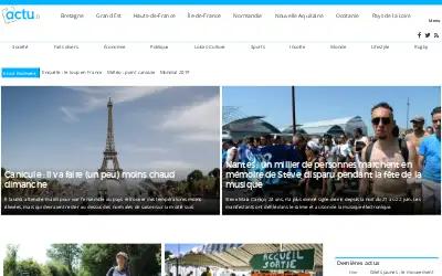 actu.fr in 2019