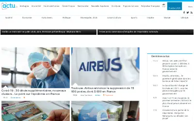 actu.fr in 2020