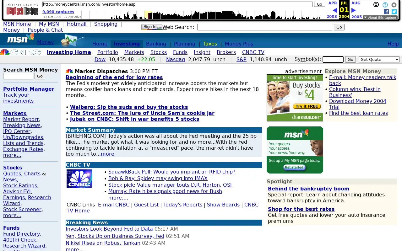 cnbc.com in 2004