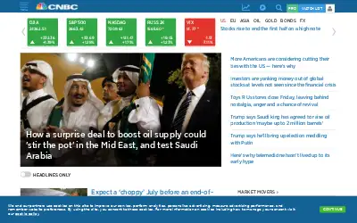 cnbc.com in 2018