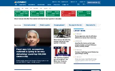 cnbc.com in 2020
