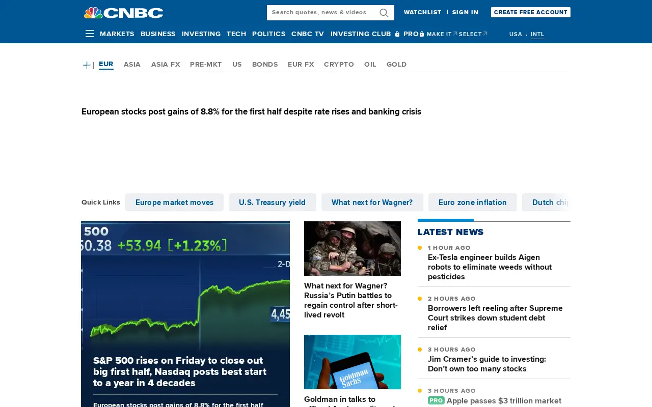 cnbc.com in 2023