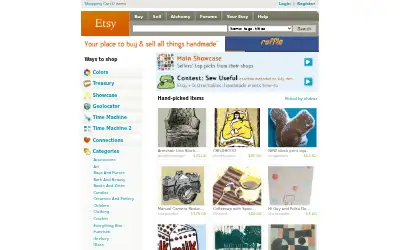 etsy.com in 2007