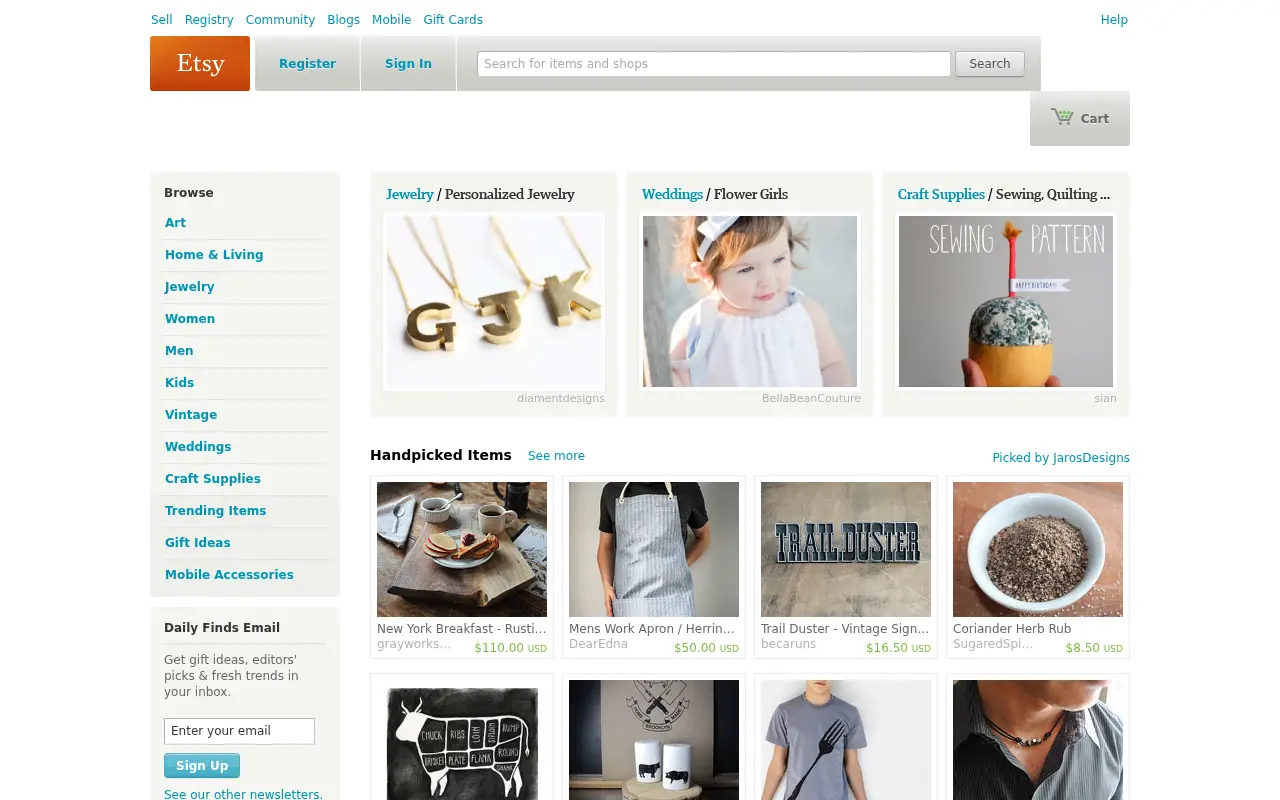 etsy.com in 2013