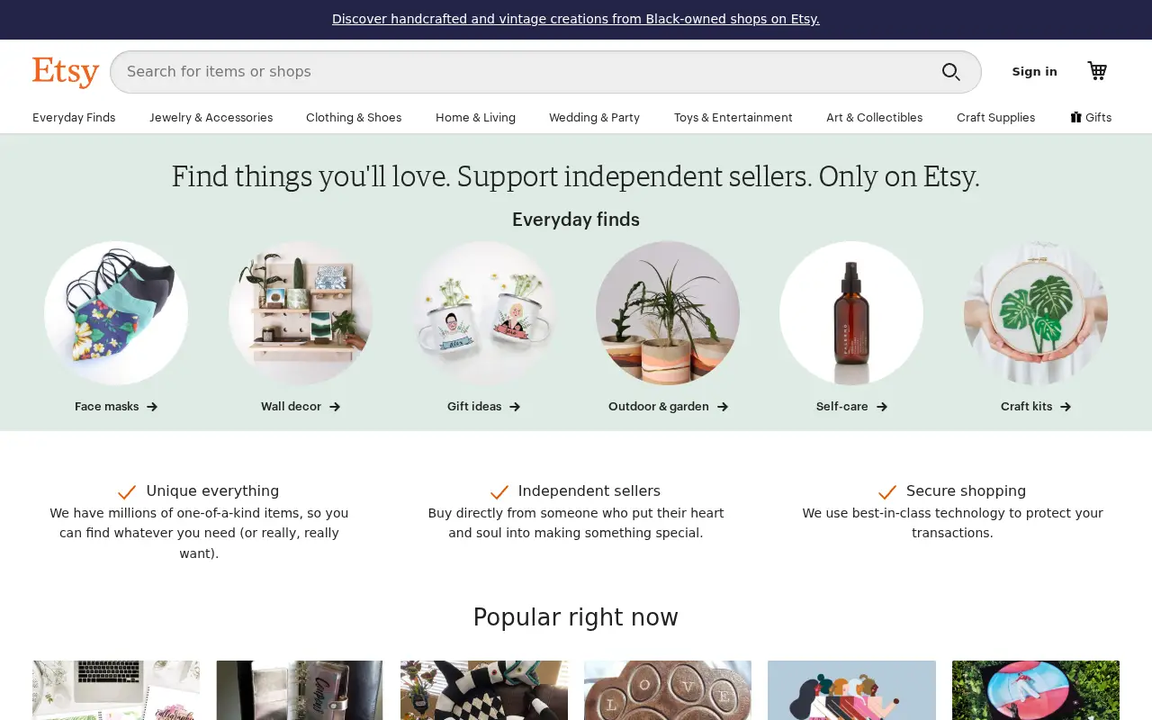 etsy.com in 2020