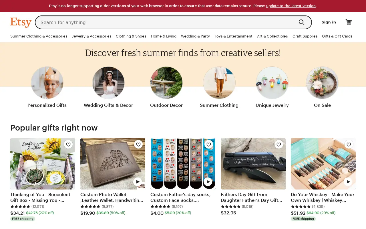 etsy.com in 2022