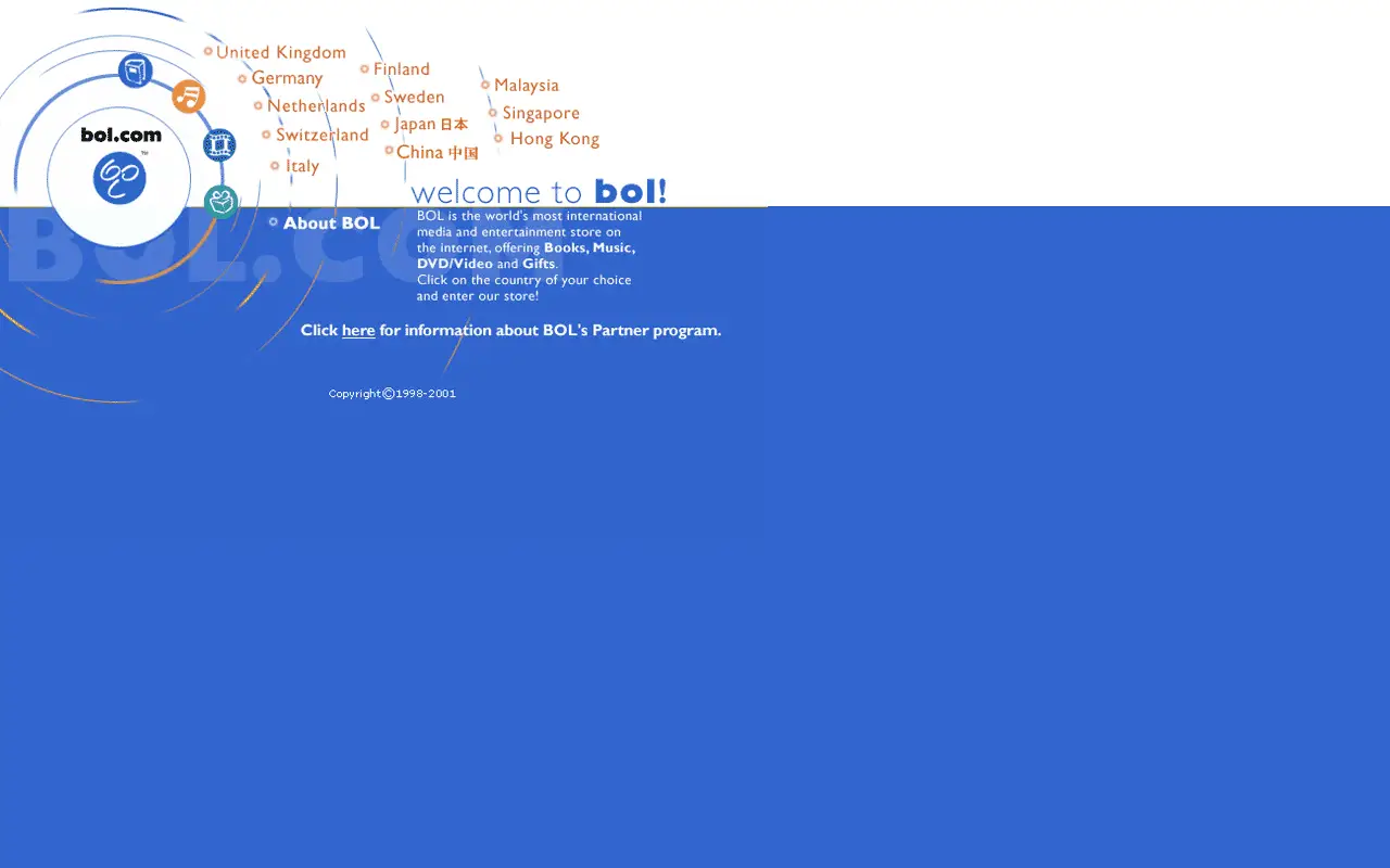 bol.com on July 3, 2001