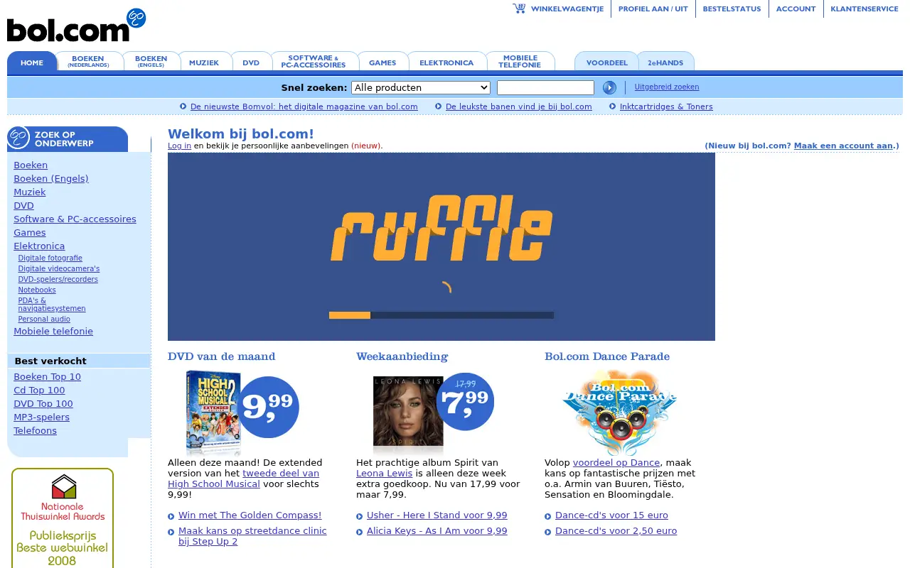 bol.com on July 1, 2008