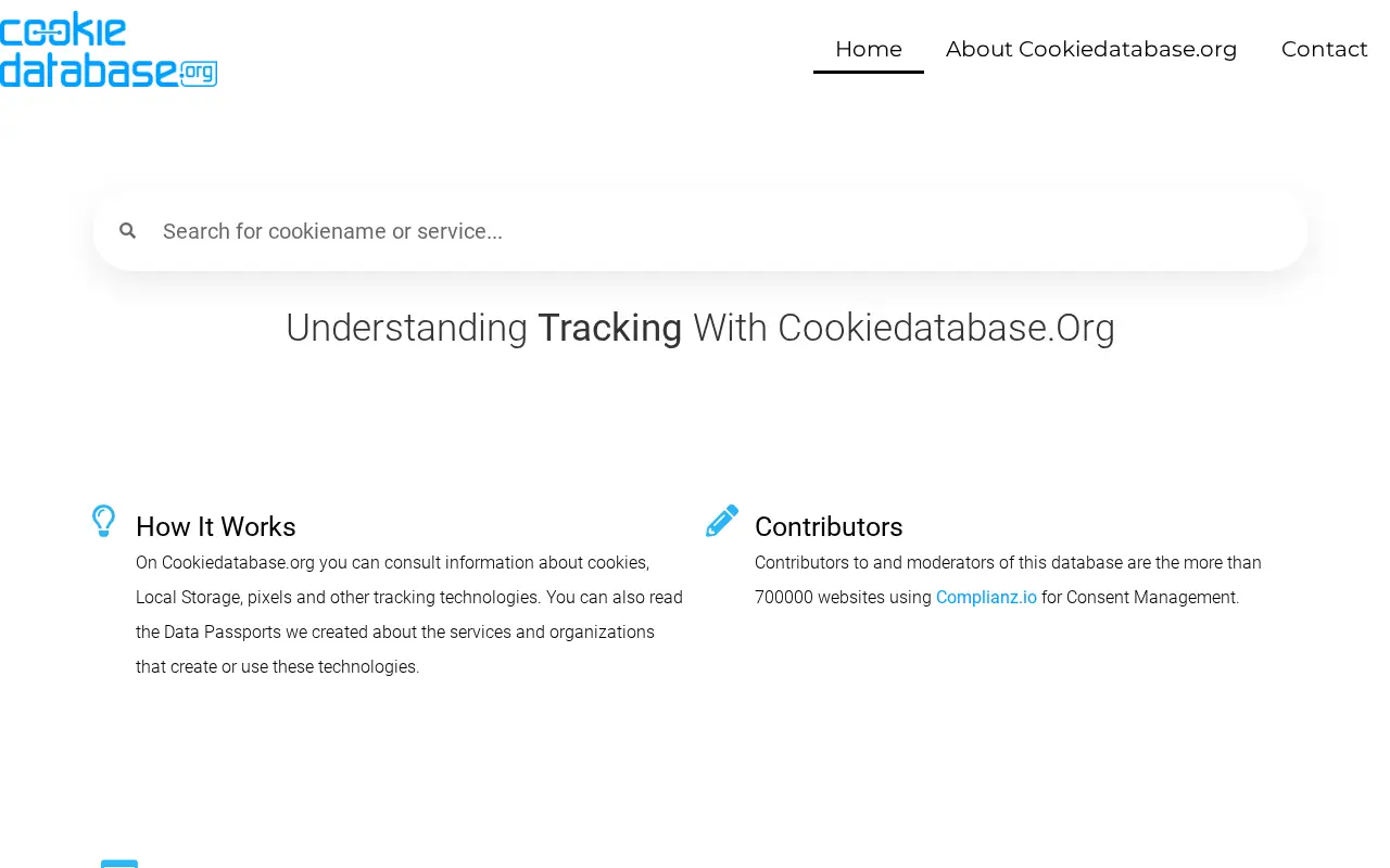 cookiedatabase.org in 2024