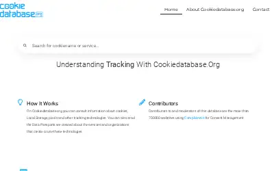 cookiedatabase.org in 2024