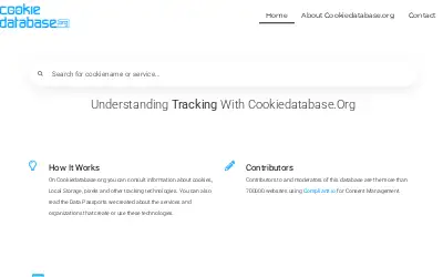 cookiedatabase.org in 2026