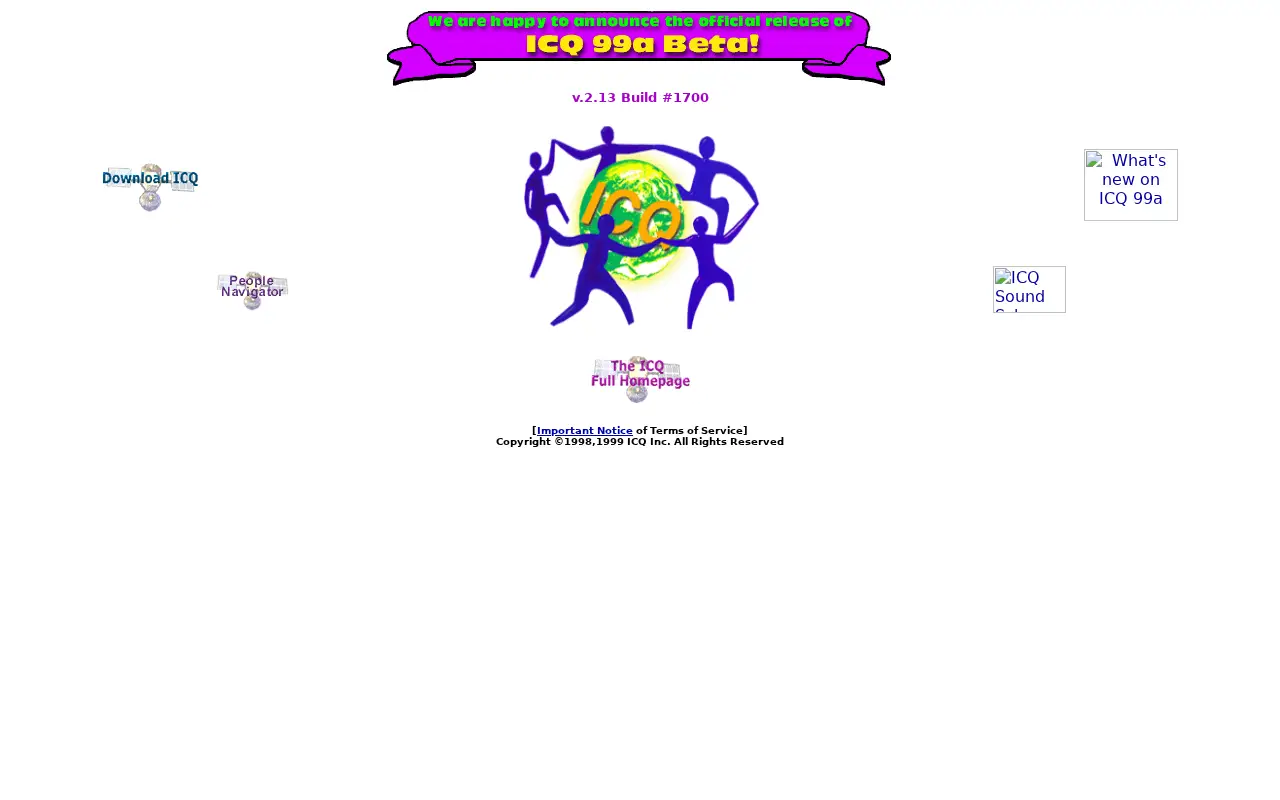 icq.com in 1999