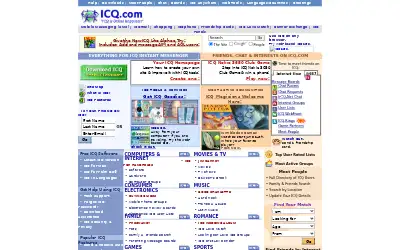 icq.com in 2003