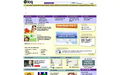 icq.com in 2005