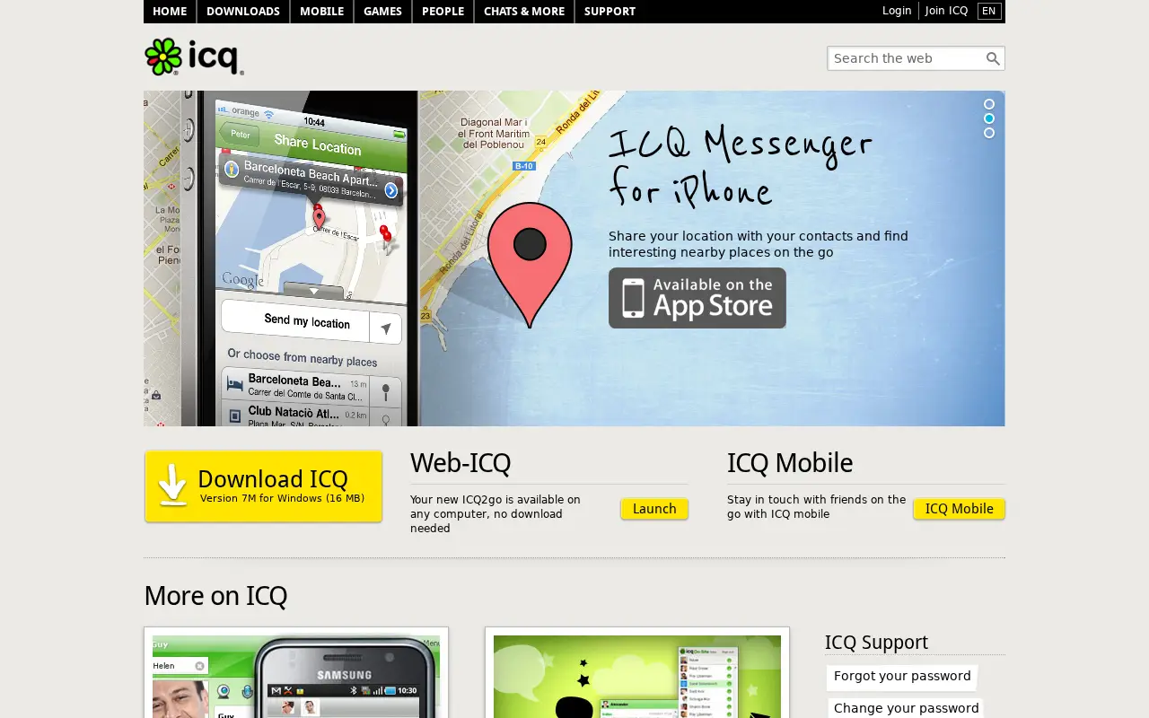 icq.com on July 1, 2012