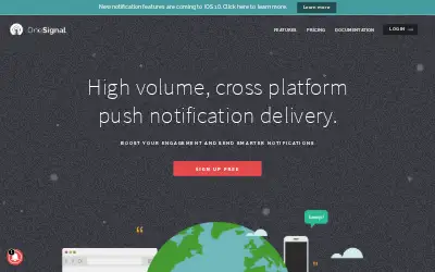 onesignal.com in 2016