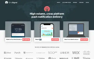onesignal.com in 2018