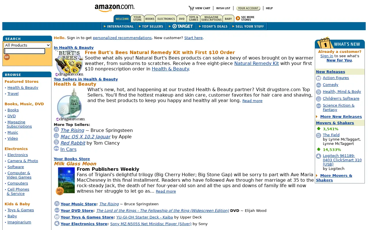 amazon.com in 2002