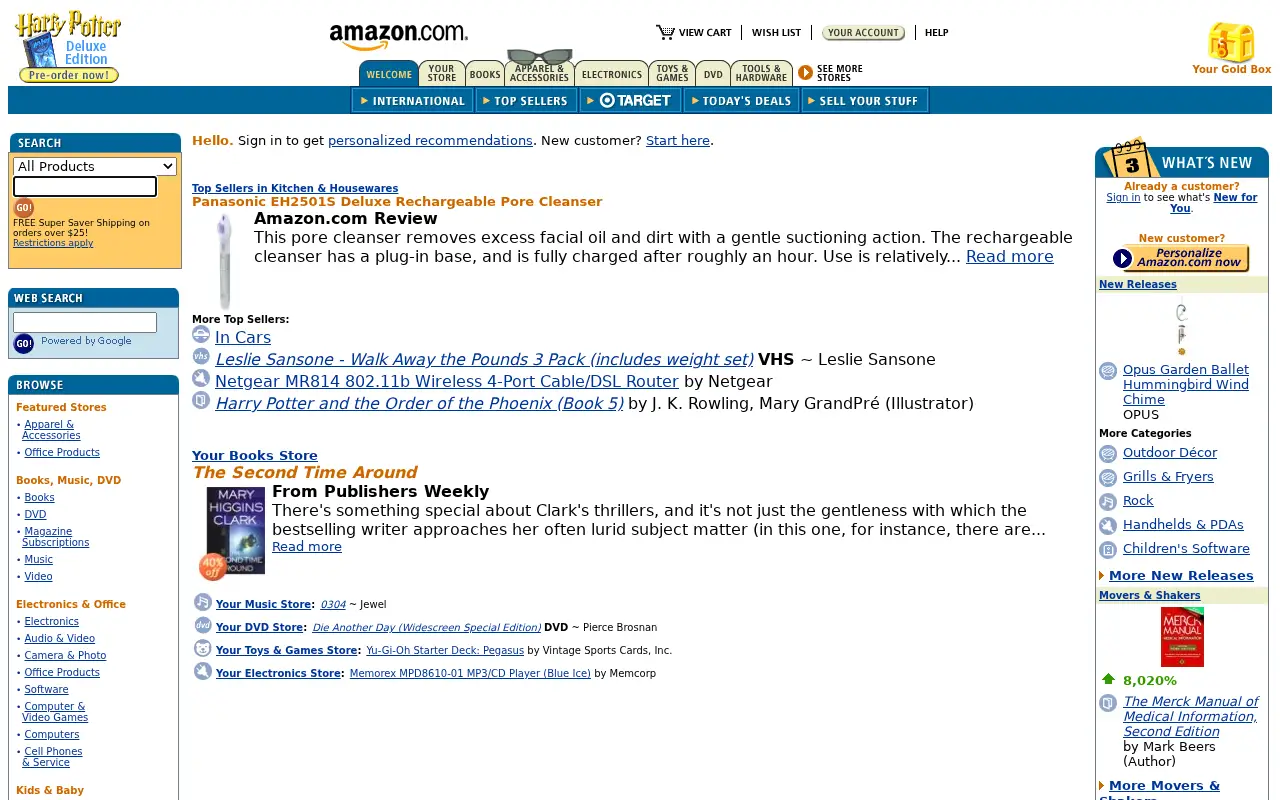 amazon.com in 2003