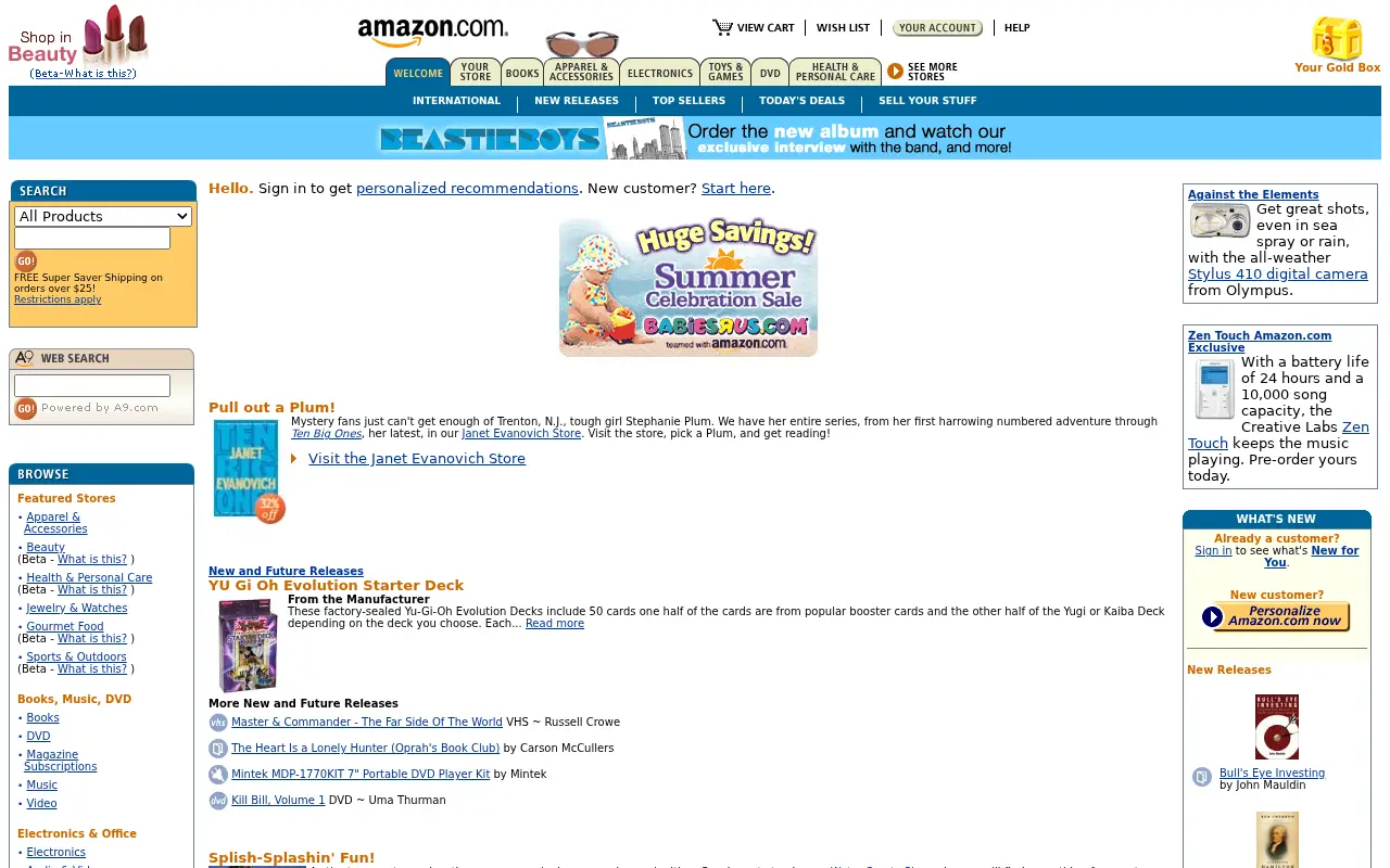 amazon.com in 2004