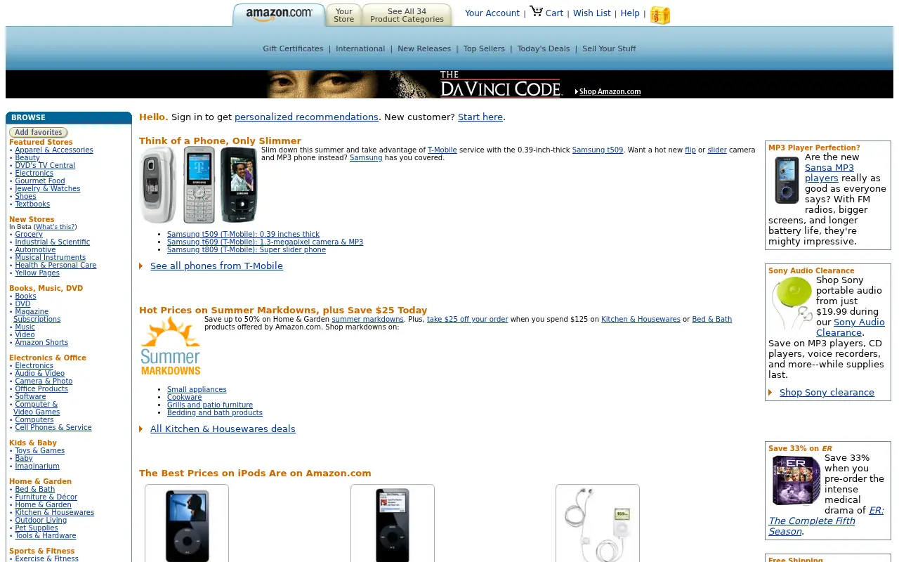 amazon.com in 2006