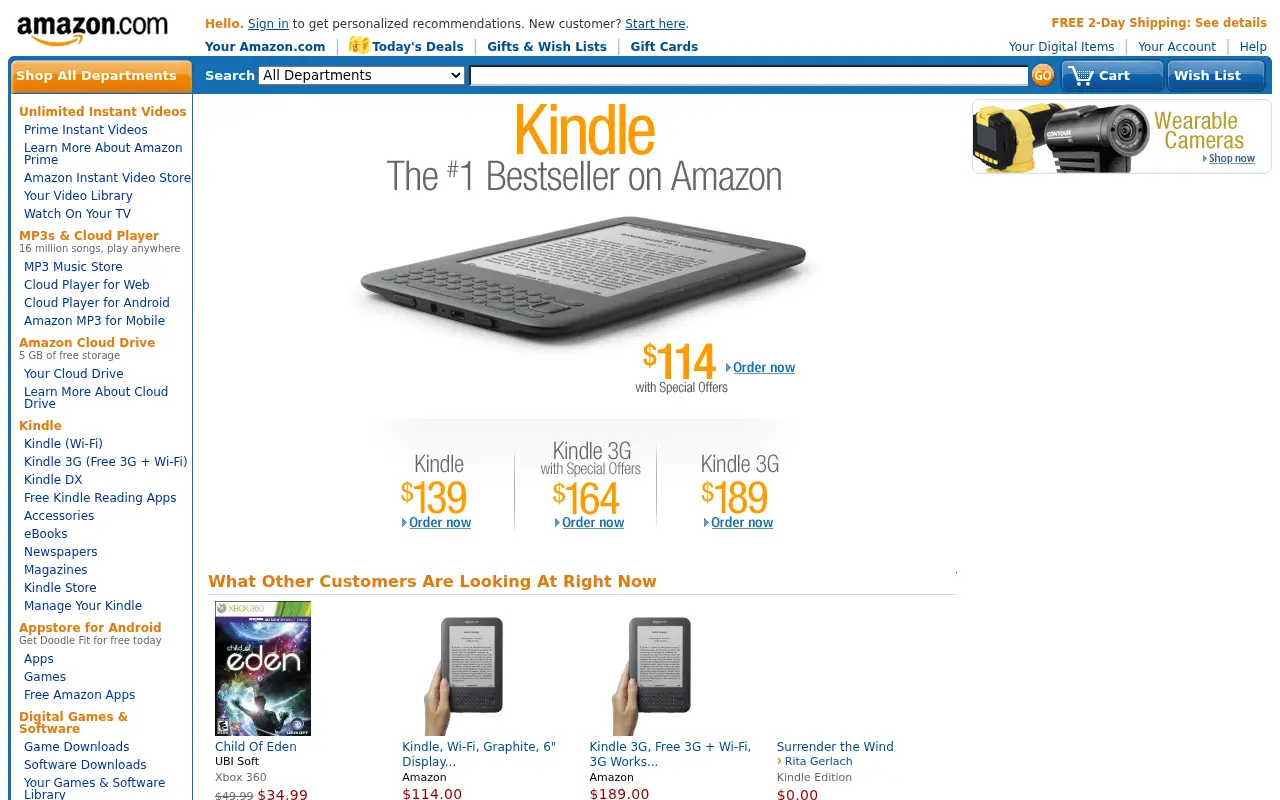 amazon.com in 2011
