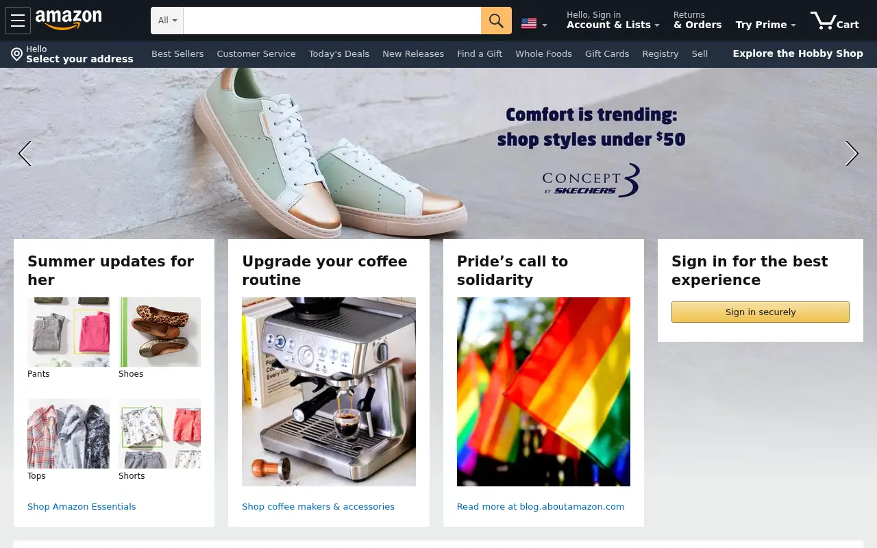 amazon.com in 2020