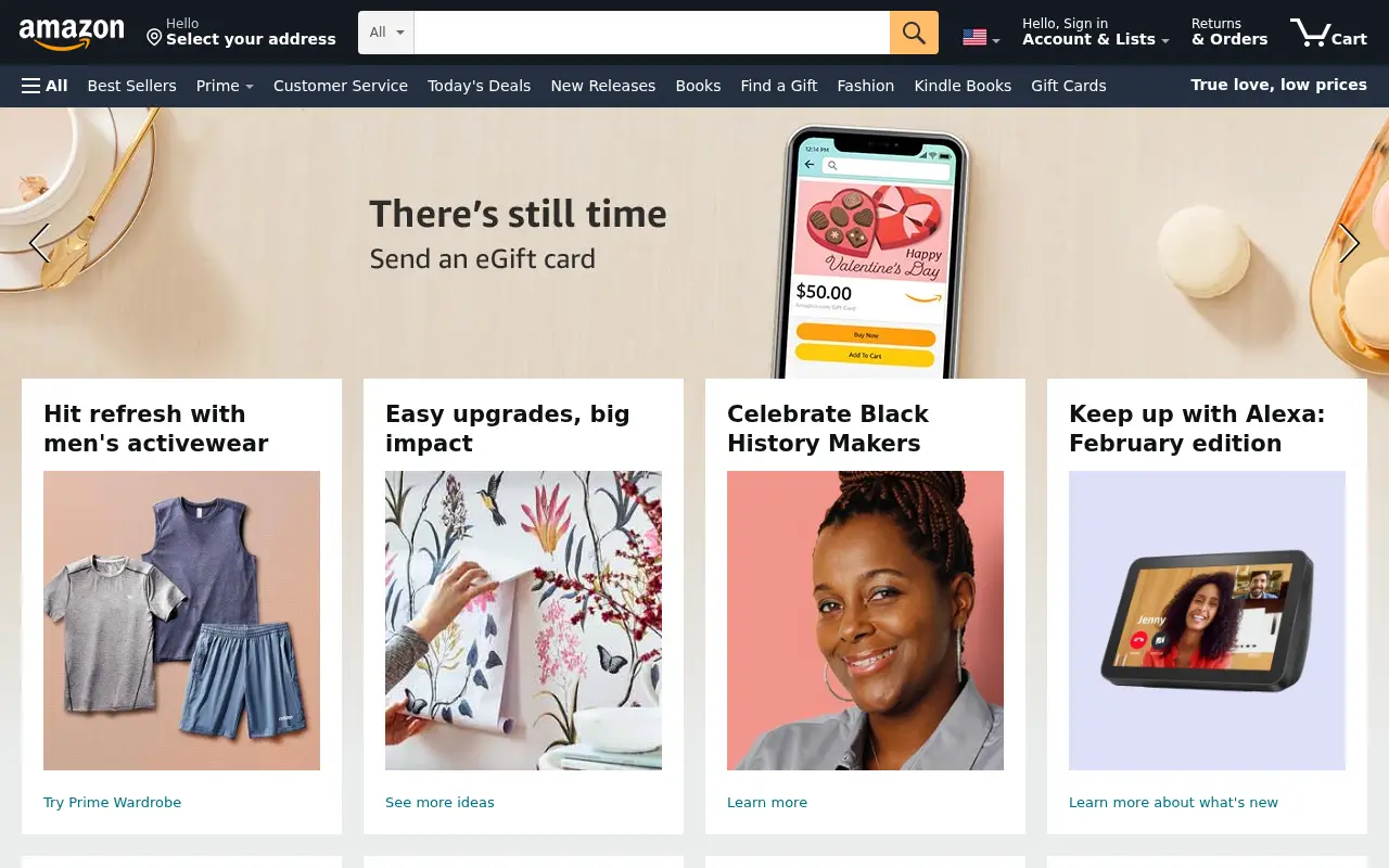 amazon.com on February 15, 2021
