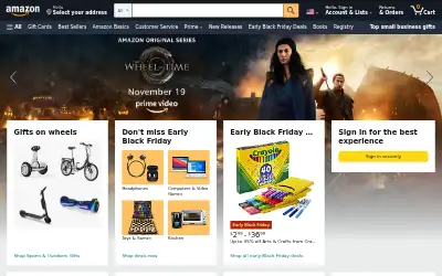 amazon.com on November 15, 2021