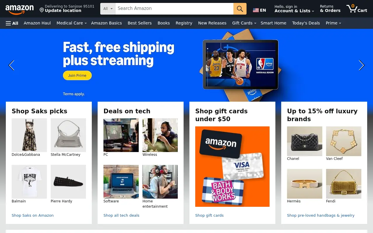 amazon.com on January 15, 2026