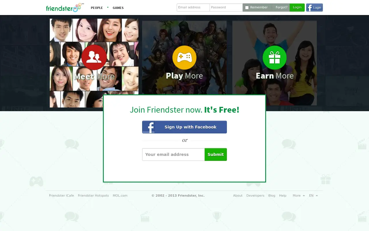 friendster.com on June 30, 2013